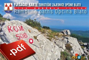 Rambling paths on Island Korcula, Blato and Prizba